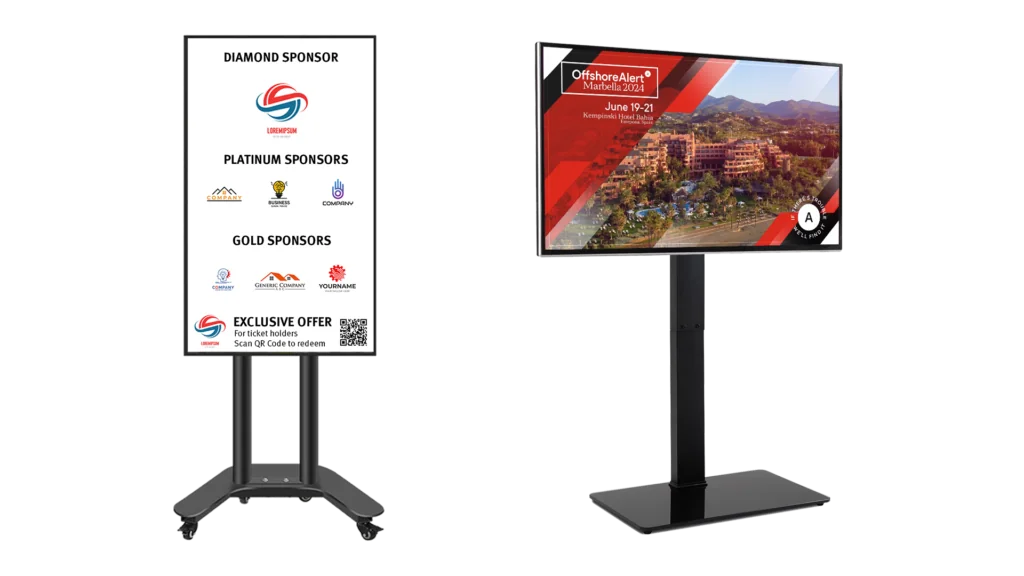 Digital Sign For Events Digital Event Schedule Signs generated automatically - EventSign