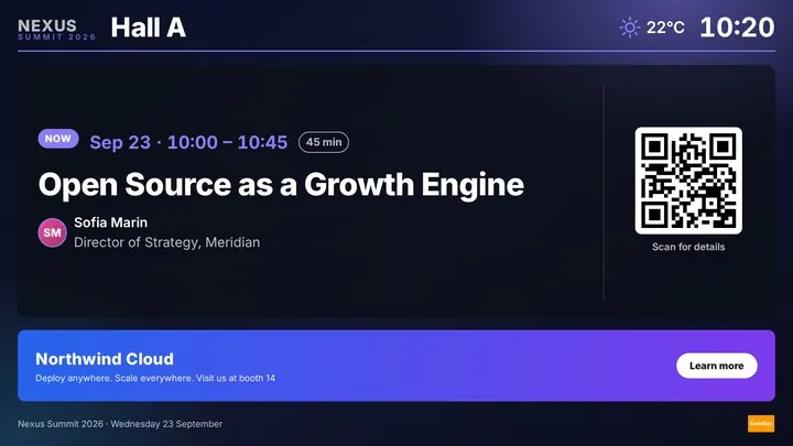 Hall A live session at 10:20